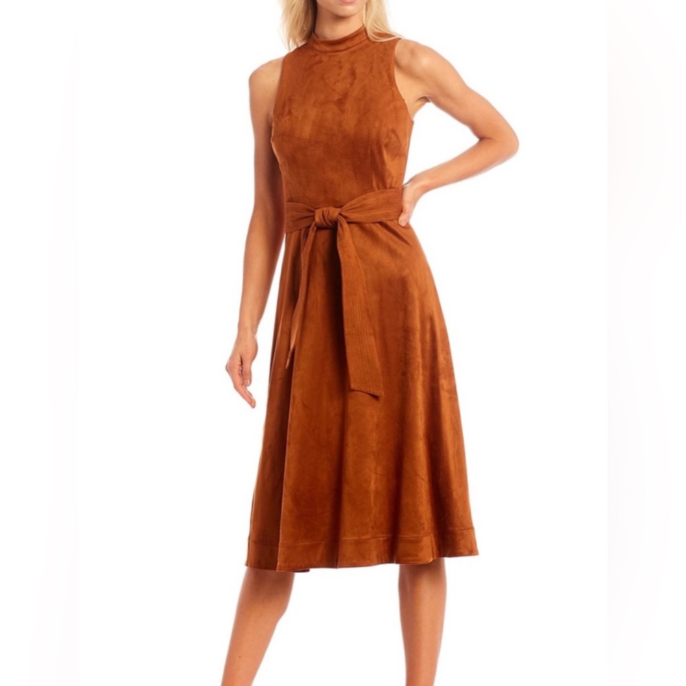 Antonio Melani Suede Brown Dress